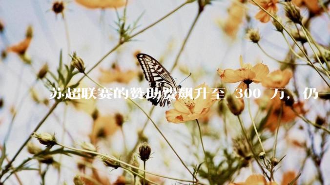 苏超联赛的赞助费飙升至 300 万，仍一席难求，这背后的原因是什么？